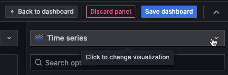 Visualization selector